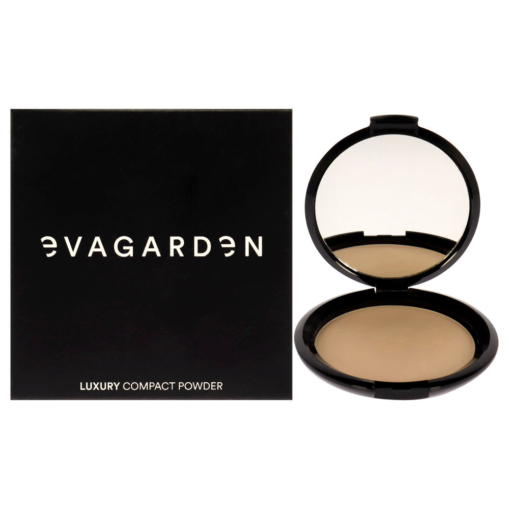 Luxury Compact Powder - 884 Soft Pink by Evagarden for Women 0.35 oz Powder